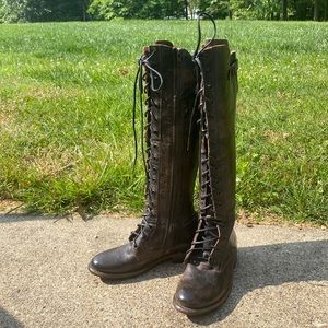 BEDSTU Della Genuine Leather Knee High Boots.